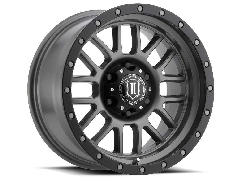 ICON Alloys Alpha 17x8.5 5x127.0 Titanium - 1217857347TT