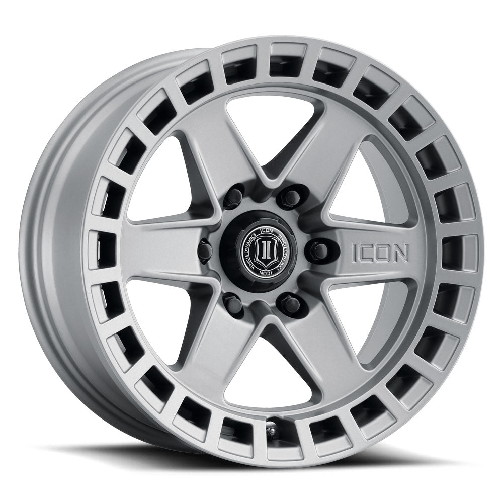 ICON Alloys Raider 17x8.5 6x139.7 Titanium - 3417858347TT