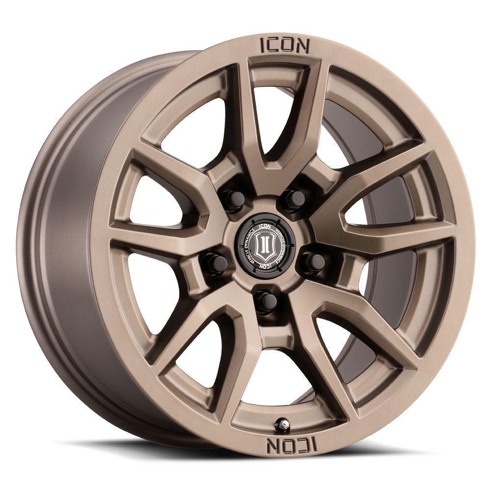 ICON Alloys Vector 5 17x8.5 5x150 Bronze - 2617855557BR