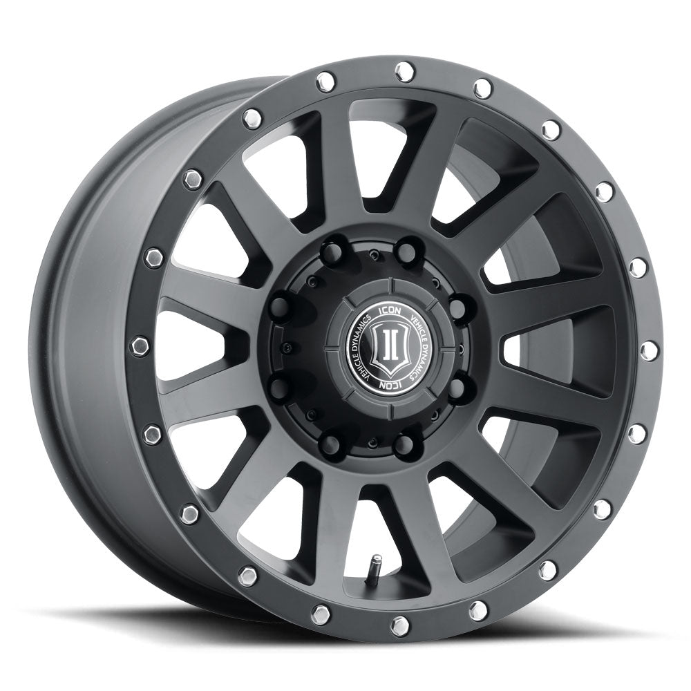ICON Alloys Compression HD 18x9 8x170 Satin Black - 2018908152SB