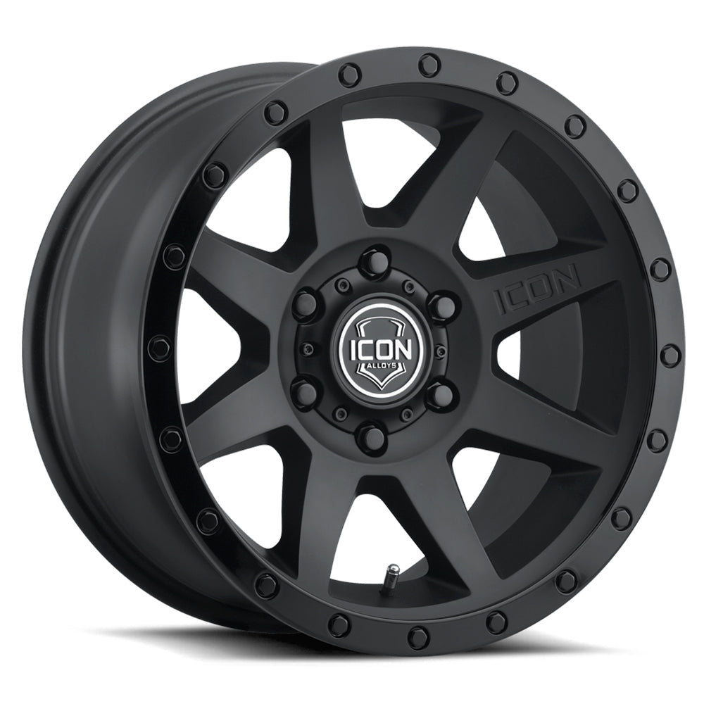 ICON Alloys Rebound 20x9 6x139.7 Double Black - 1820908350DB
