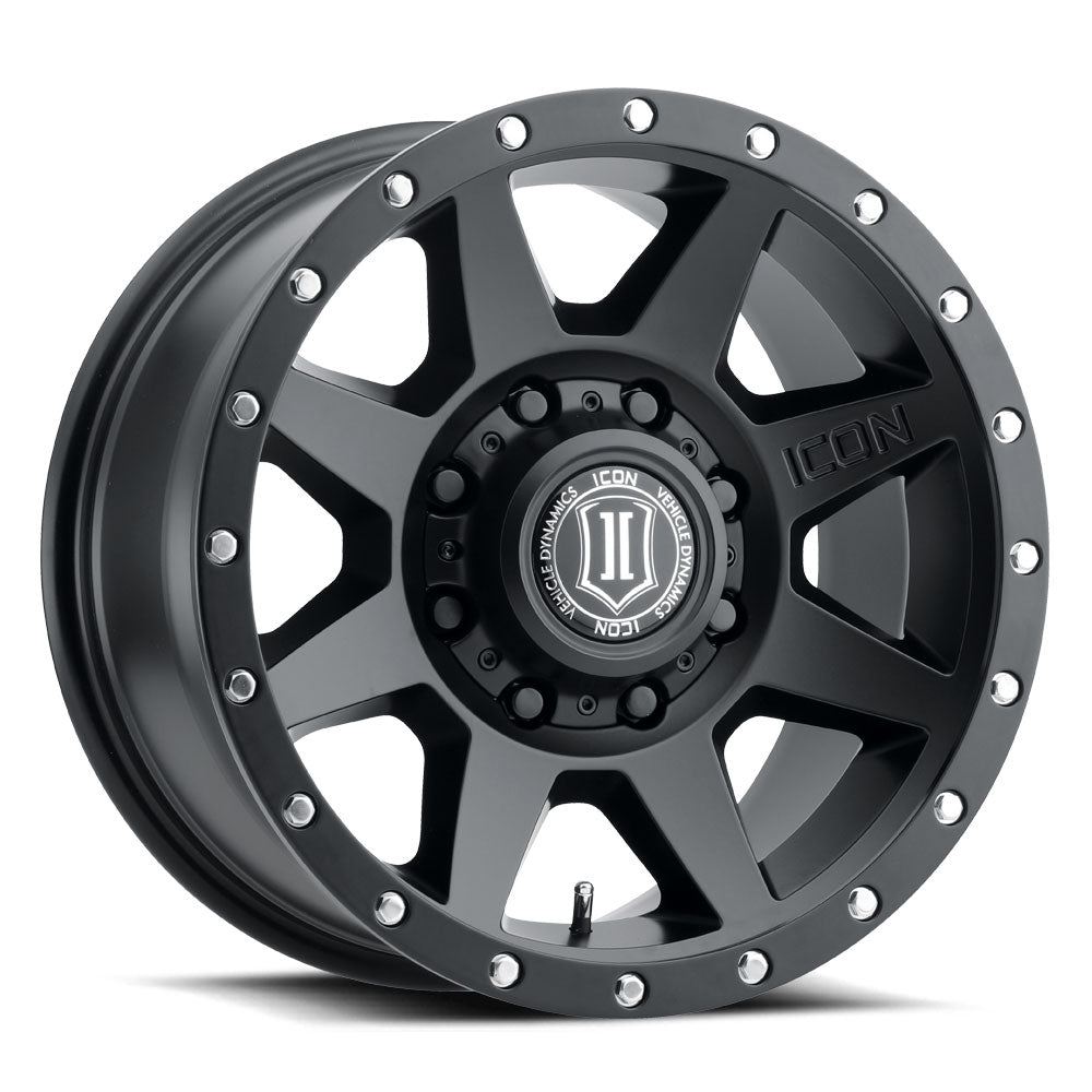 ICON Alloys Rebound HD 18x9 8x180 Satin Black - 1818908955SB