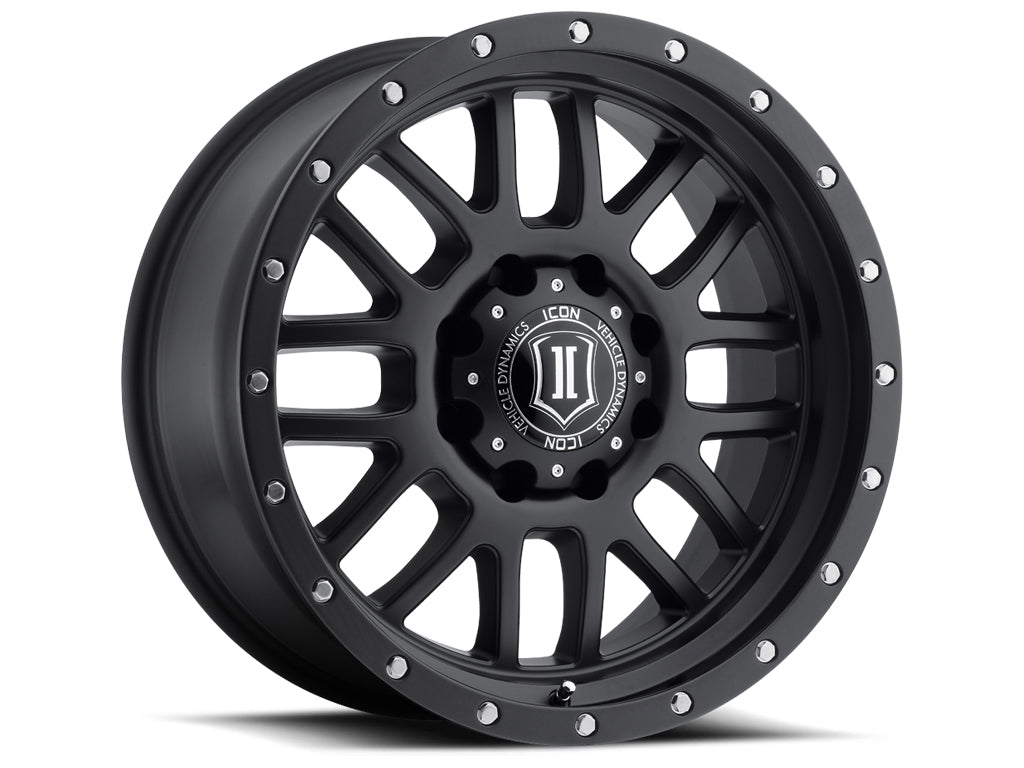 ICON Alloys Alpha 20x9 8x165.1 Satin Black - 1220908057SB