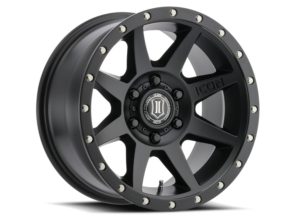 ICON Alloys Rebound 18x9 5x127.0 Satin Black - 1818907345SB