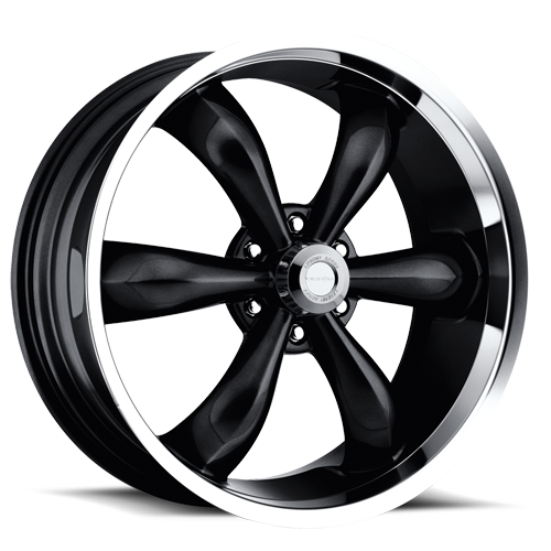 American Muscle Legend Gloss Black Machined Lip - 6-5.5 (6-139.7)