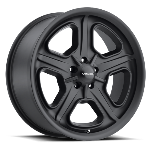 American Muscle Daytona Satin Black - 5-120