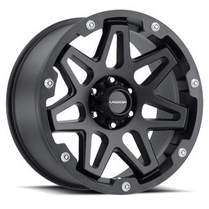 Vortec ATV 20X9 Satin Black Milled Spoke - 6-5.5 (6-139.7)