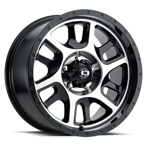 HD Split 18X9 Gloss Black Machined Face - 5-4.5 (5-114.3)